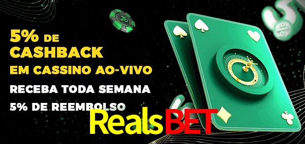 Promoções do cassino ao Vivo Realsbet